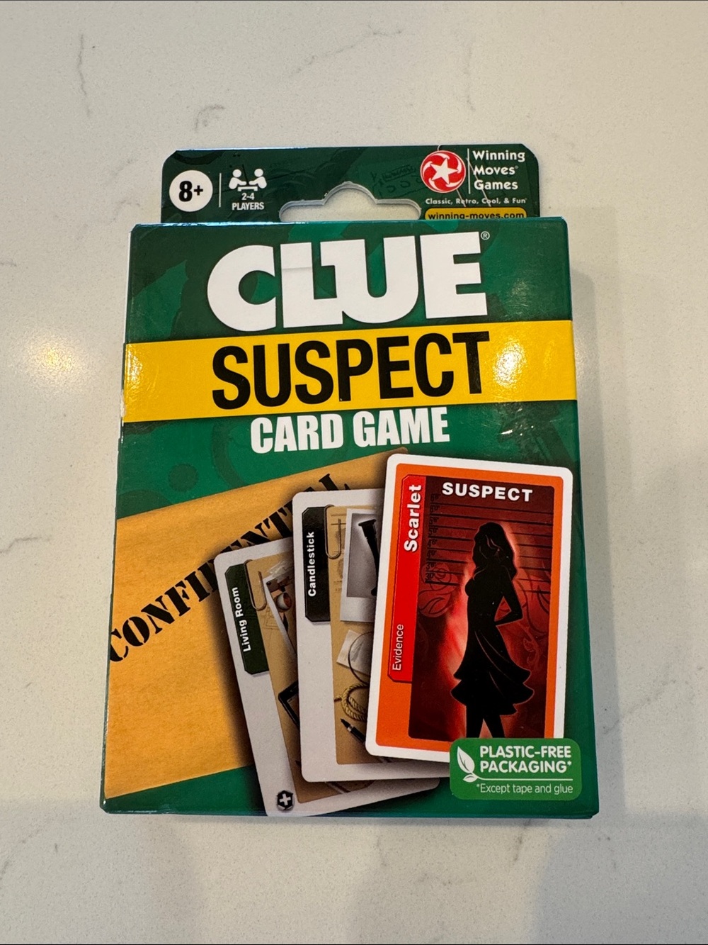 Hasbro CLUE Suspect Card Game